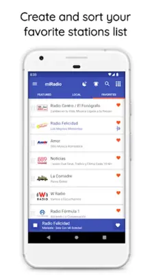 miRadio FM Radio Mexico android App screenshot 2