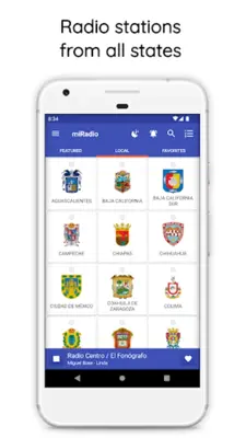miRadio FM Radio Mexico android App screenshot 6