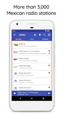 miRadio FM Radio Mexico android App screenshot 7
